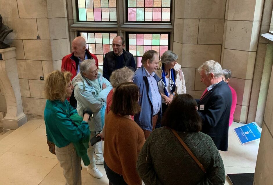 VISITE GUIDEE INSOLITE DE LEUVEN AVEC EN POINT D'ORGUE:LA BIBLIOTHEQUE